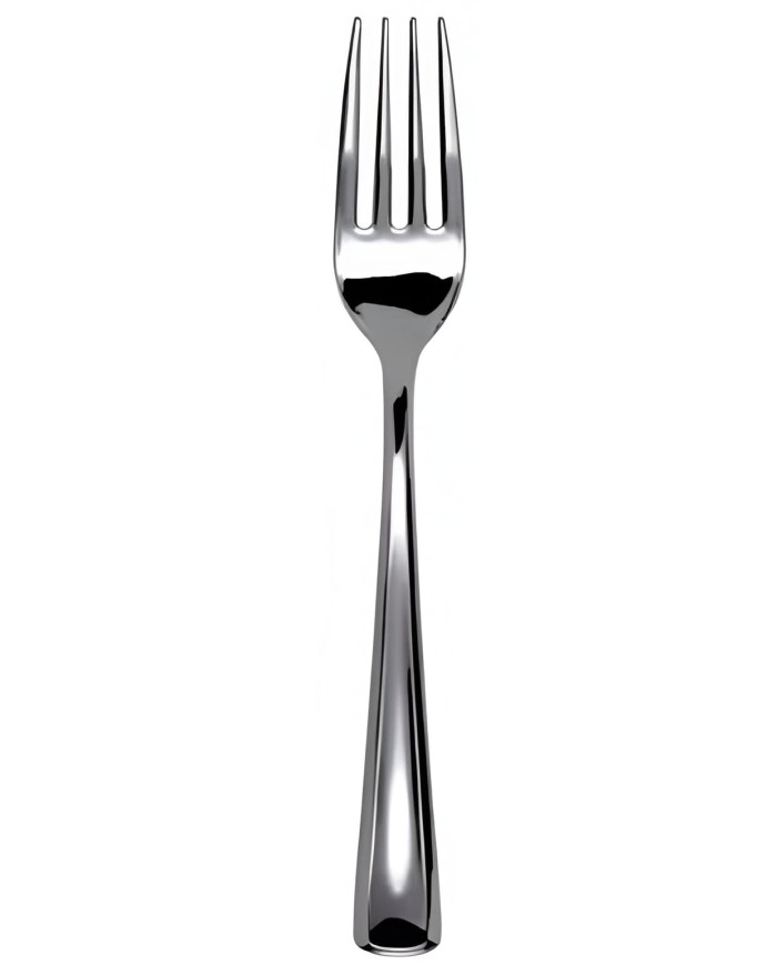 Tenedor efecto metal 18,5 cm (1 paquete de 50 unidades)