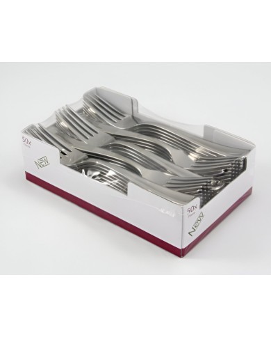 TENEDOR EFECTO METAL (50 UD)***