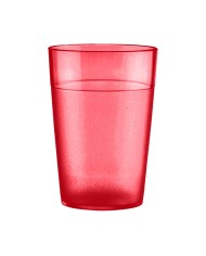 Vaso Policarbonato Rojo Cereza 250 cc | Irrompible y Reutilizable