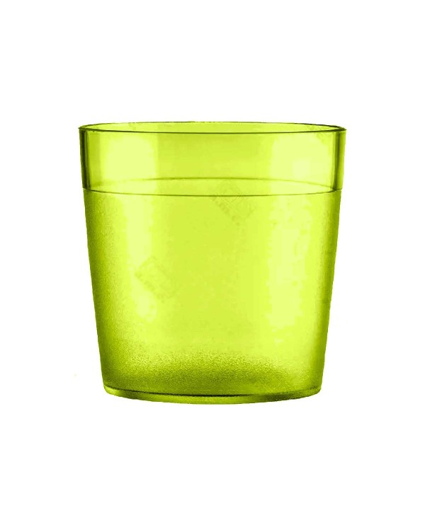 Vaso Policarbonato Verde Lima 170 cc | Irrompible y Reutilizable