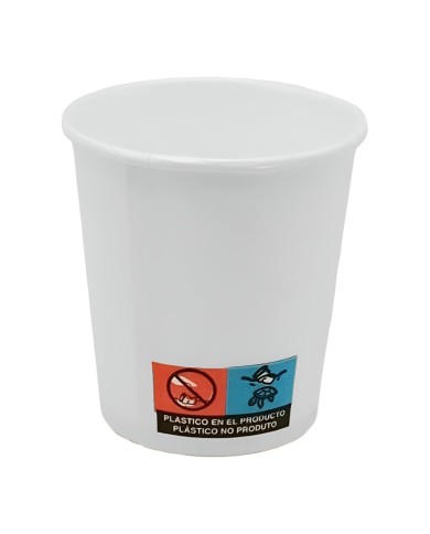 Vaso de Cartón Blanco 4 Oz (120 ml) | Pack 50 Unidades