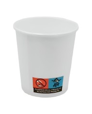 Vaso de Cartón Blanco 4 Oz (120 ml) | Pack 50 Unidades