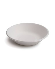 Plato hondo caña de azúcar 19 cm blanco (1 paquete de 50 unidades)