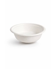 Bol de Caña de Azúcar 500 ml Blanco Biodegradable