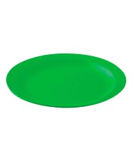 Plato Llano Policarbonato Verde Bosque 23 cm
