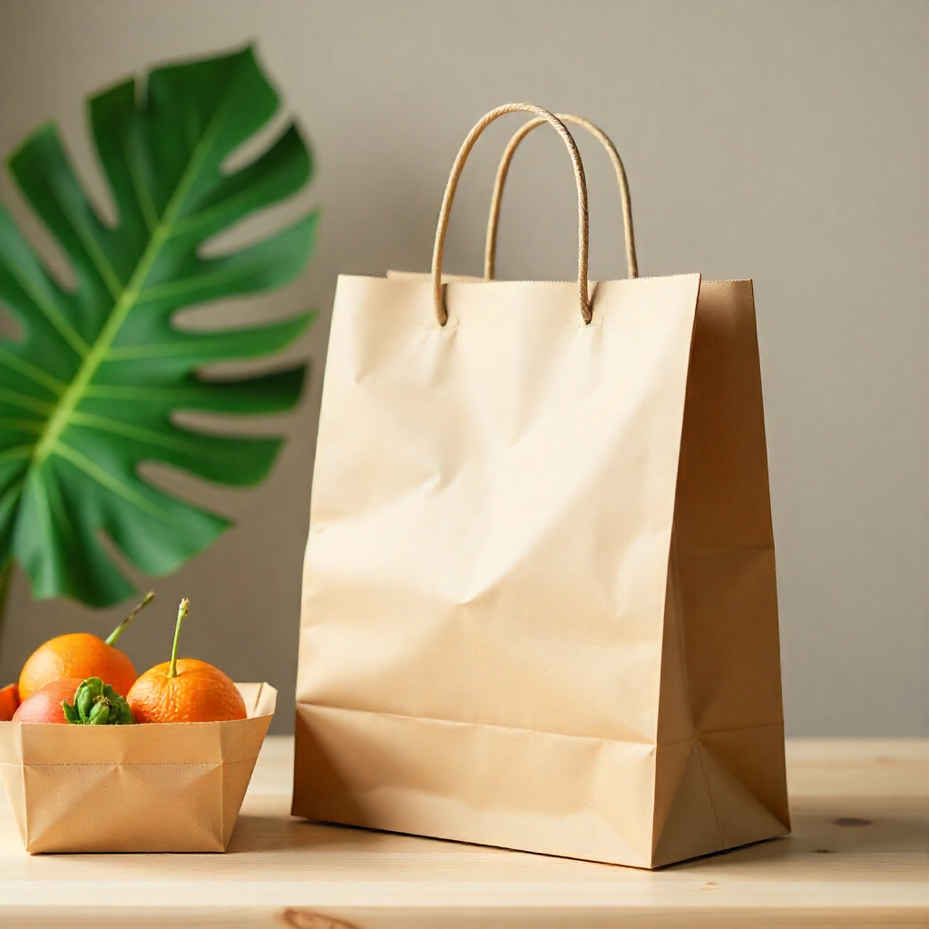 Bolsa de Papel Sostenible Kraft